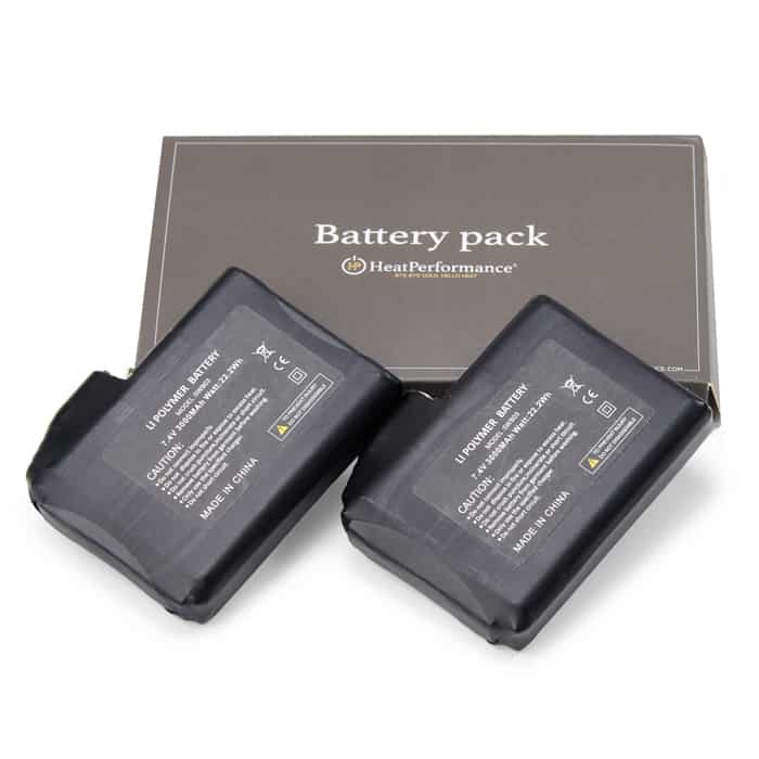 sæt batterier | mAh genopladelig - HeatPerformance®