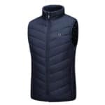 Opvarmet HeatPerformance®-bodywarmer i mørkeblå – herremodel
